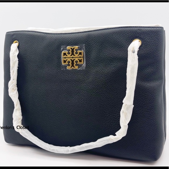 Authentic TORY BURCH LINK triple compartments satchel/Crosby